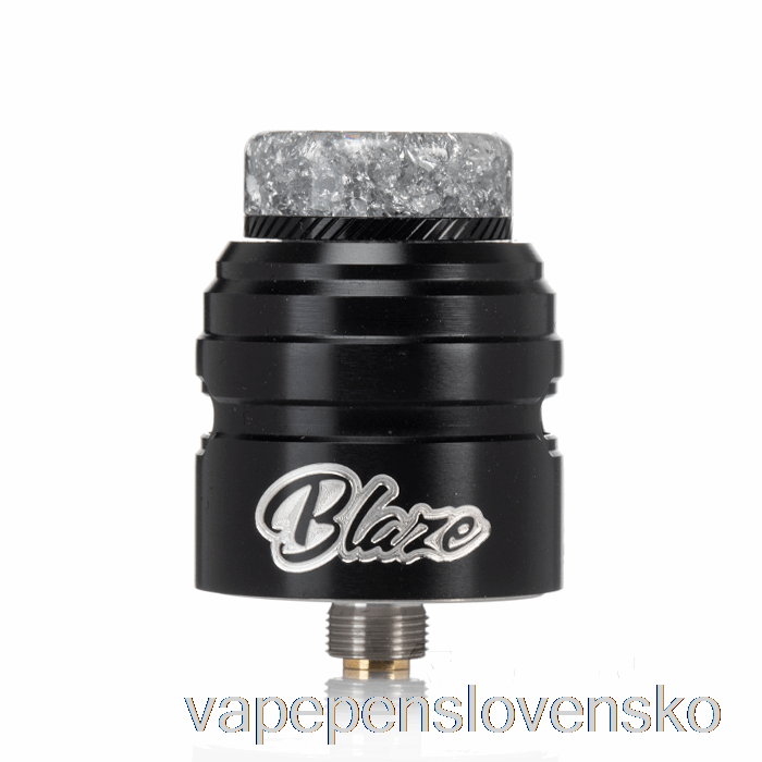 Thunderhead Creations Blaze Solo 24mm Bf Rda Strieborná čierna Vape Cigareta